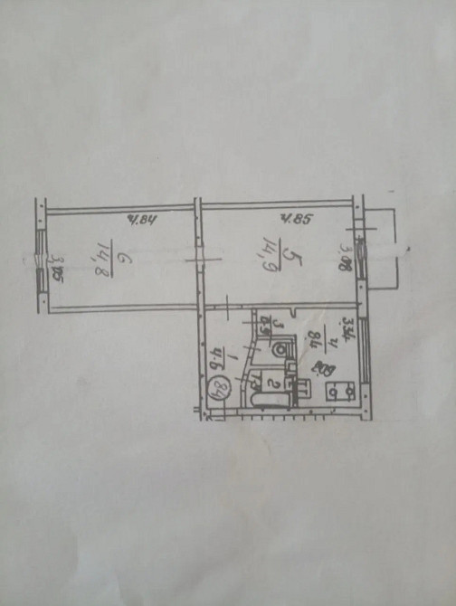 Оренда Квартира 2-кімнатна, 5/5 поверх на Воскресенський, 14 Київ - фото 2