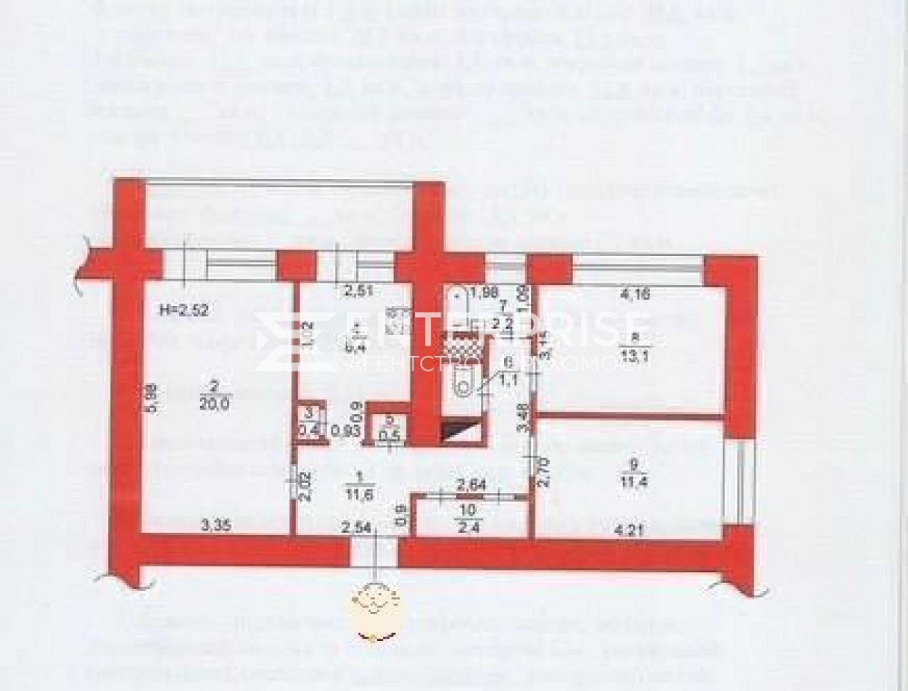 Продаж Квартира 3-кімнатна, 7/12 поверх на вул. Митрополита Андрія Шептицького Киев - изображение 13