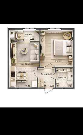 Продаж Квартира 1-кімнатна, 15/21 поверх на Максимовича Михайла вул., д. 24 Київ