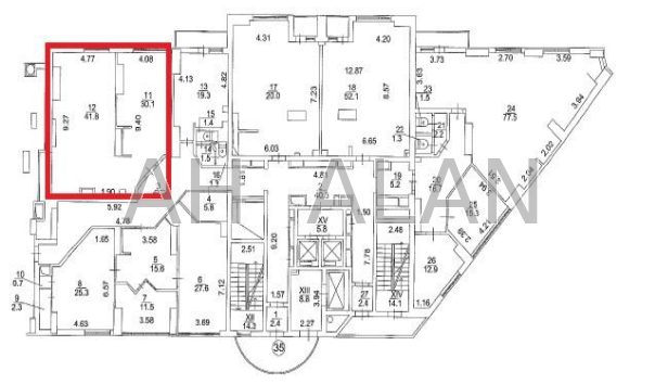 Оренда офісне приміщення на Шевченка Тараса бул., 33Б приміщень - 2, поверх - 3/23 Київ - фото 8