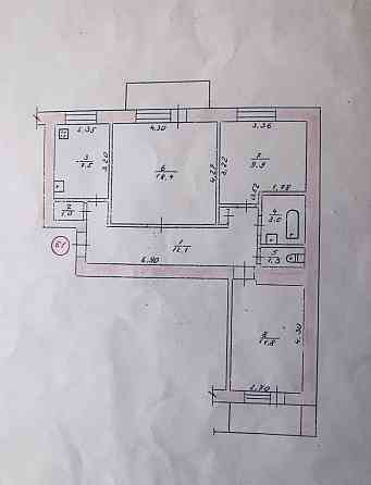 Продаж 3к Квартира 70 кв.м Бердичівська  Шевченка Zhytomyr