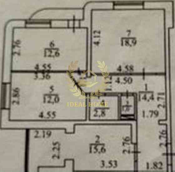 Продаж Квартира 3-кімнатна, 15/21 поверх на Берестейский пр-т, 107 Kiev