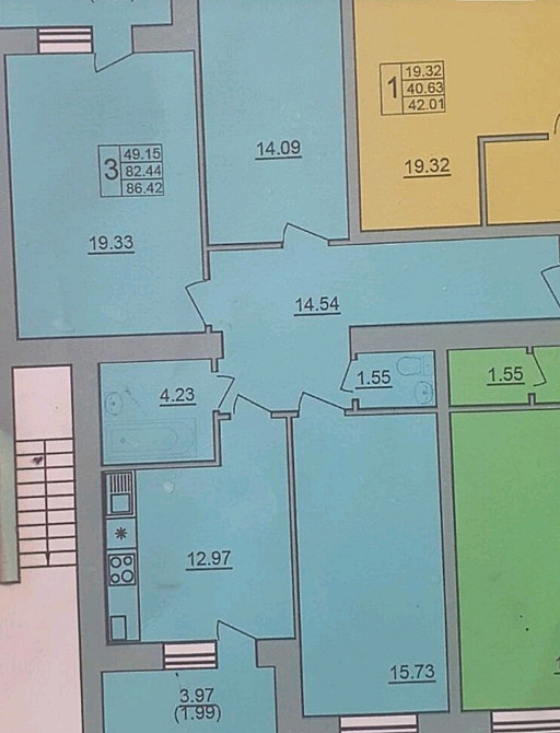 Продаж 3к квартири 87 кв. м на вул. Володимира Великого Тернопіль - фото 8