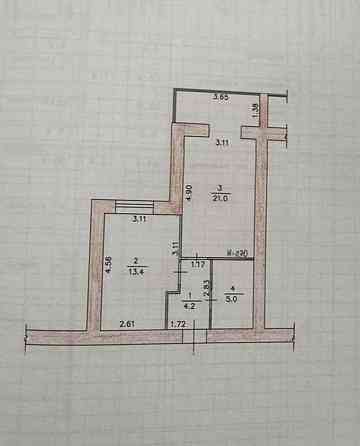 Продаж Квартира 1-кімнатна, 6/12 поверх на вул. Миру Zhytomyr