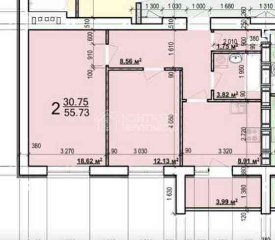 Продаж Квартира 2-кімнатна, 3/9 поверх на вул. Миру Kharkiv