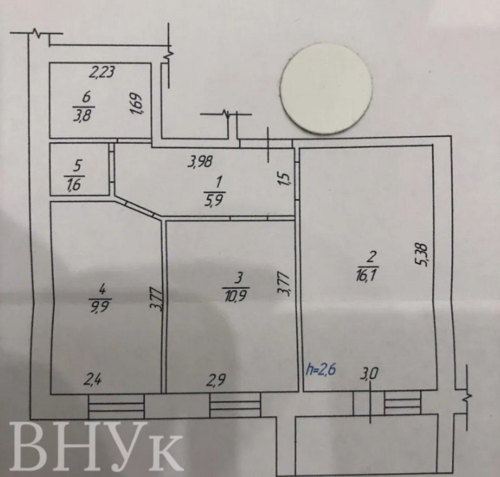 Продаж Квартира 2-кімнатна, 9/10 поверх на Левка Лукяненка Вінниця - фото 14