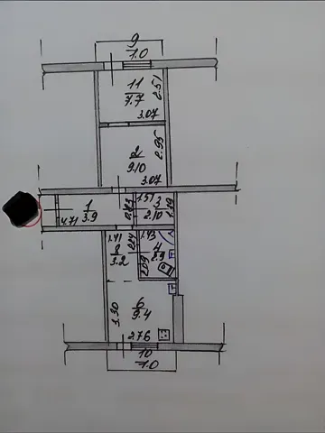 Продаж 2к Квартира 42.9 кв.м Айвазовського вулиця 11Б Миколаїв - фото 10