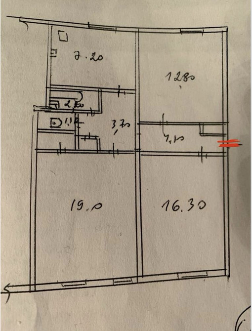 Продаж Квартира 3-кімнатна, 1/2 поверх на Родини Глаголєвих вул., д. 5 Київ - фото 12
