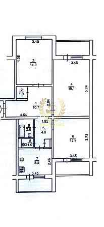 Простора трикімнатна квартира в зеленому районі Києва Київ