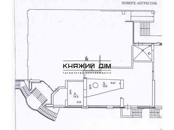 Оренда офісне приміщення на Предславинская ул. поверх - 1 Київ