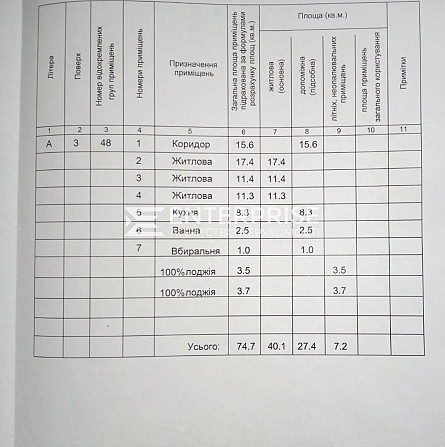 Продаж 3к Квартира 74.7 кв.м Бальзака Оноре вул. Kiev - photo 20