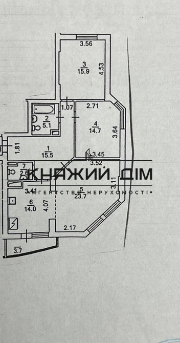Продаж 3-х к.кв. на Позняках, по вул. Михайла Гришка в Дарницькому р-ні. Код об'єкту №: 21145462 Київ - фото 2