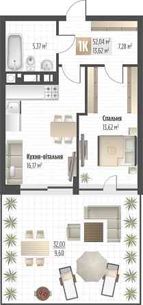 Продаж Квартира 1-кімнатна, 2/6 поверх на вул. Орлика Пилипа Львов