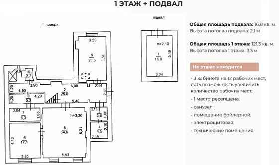 Продаж офісне приміщення на Маразлиевская ул., 14а поверх - 1/4 Odessa