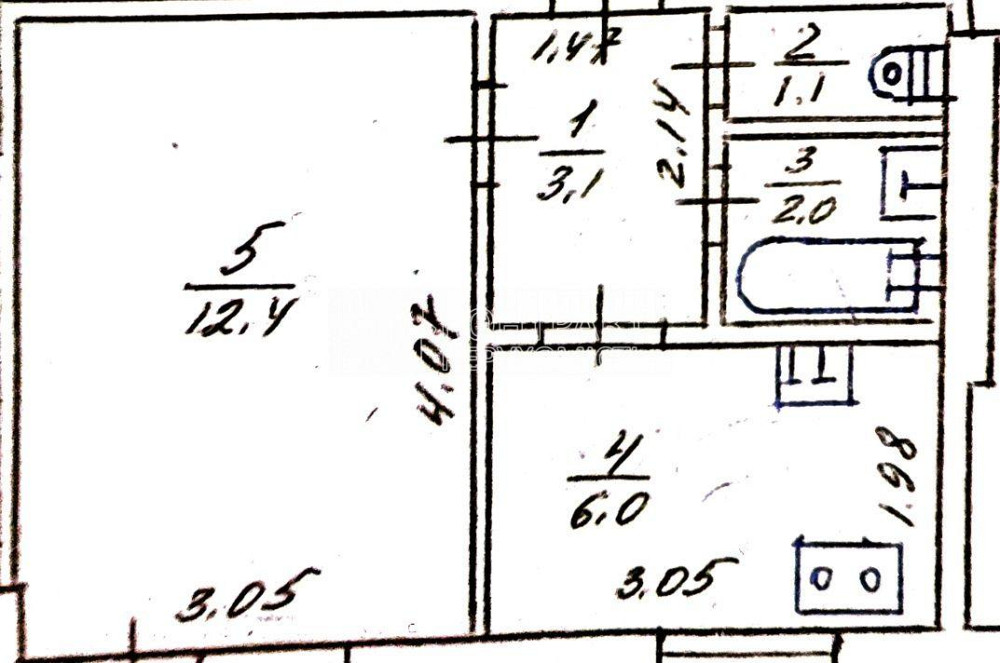 Продаж Квартира 1-кімнатна, 3/9 поверх на вул. Косарєва Kharkiv - photo 5