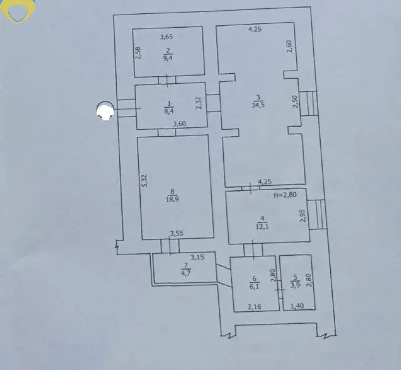 For sale Shop / Salon / Retail Point area 160 sq.m floor 1 at Ланжеронівська, 5 Odessa - photo 15