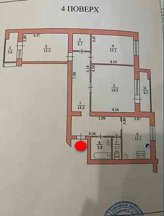 Продаж 3к квартири, 90 кв.м. , р-н Аляска Ternopil'