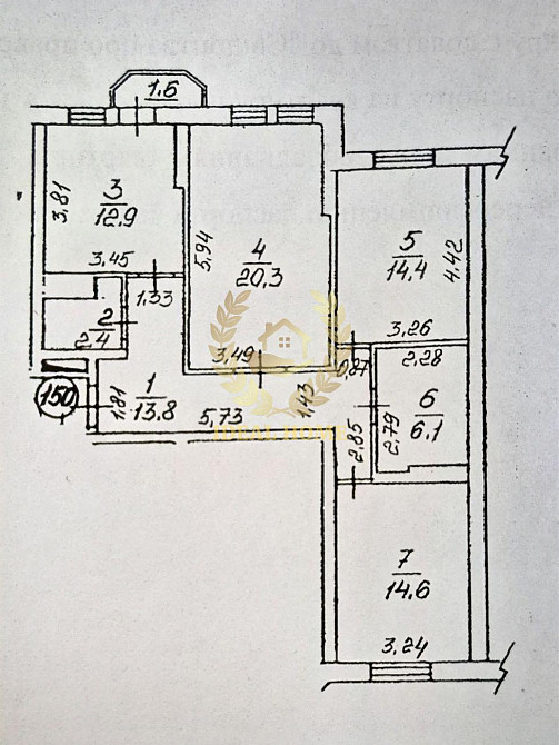 Продаж Квартира 3-кімнатна, 13/22 поверх на Палладина Академика пр-т, 18/30 Kiev - photo 2