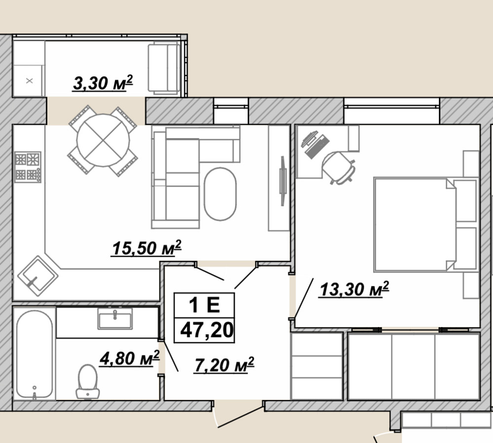 Продаж Квартира 2-кімнатна, 10/12 поверх на вул. Княгинин Івано-Франківськ - фото 4