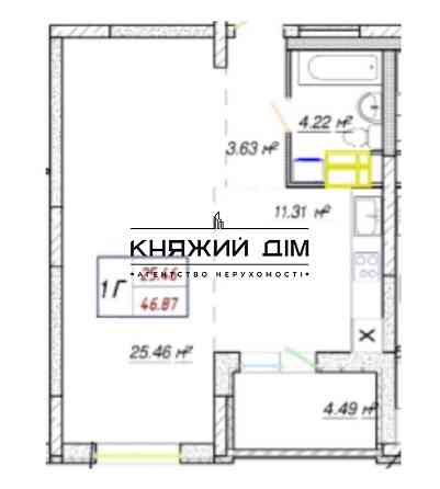 Продаж 1 к. кв. в ЖК Вудсторія, 6 будинок. № 21141643 Київ