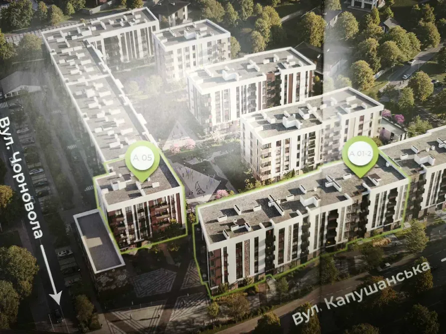 Квартира від забудовника 1 кімн. 39 кв.м 3/5 пов. Новобудова Ужгород Капушанська 195 Ужгород - фото 2