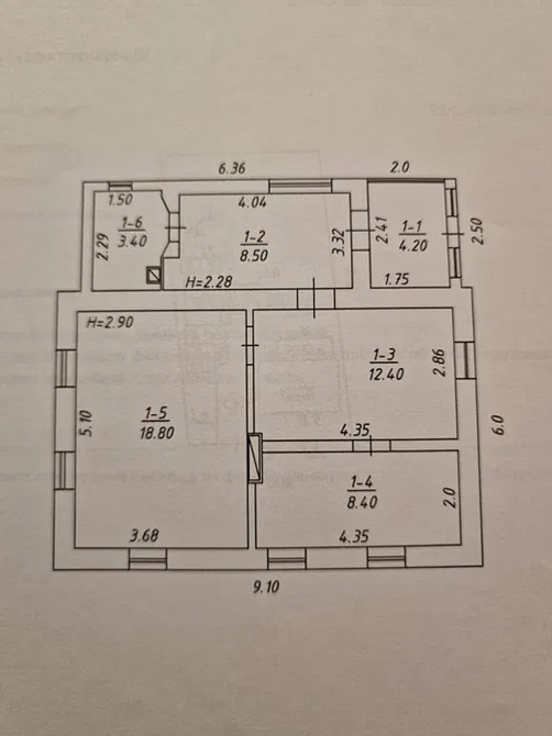 Будинок 3-кімнатний, 56 м. Кропивницкий - изображение 9