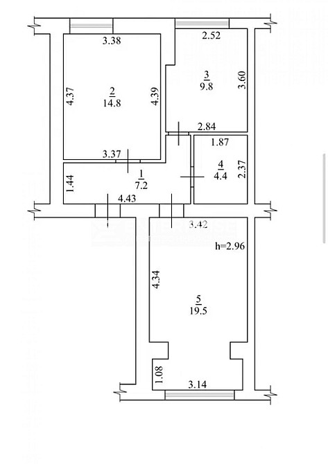 Продаж 2к Квартира 55.7 кв.м Гетьмана Павла Полуботка вул. Київ - фото 14