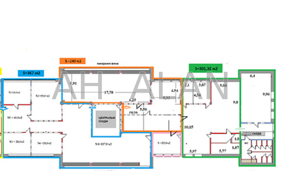 Оренда офісне приміщення на вул. Малевича Казимира приміщень - 3, поверх - 5/5 Київ - фото 15