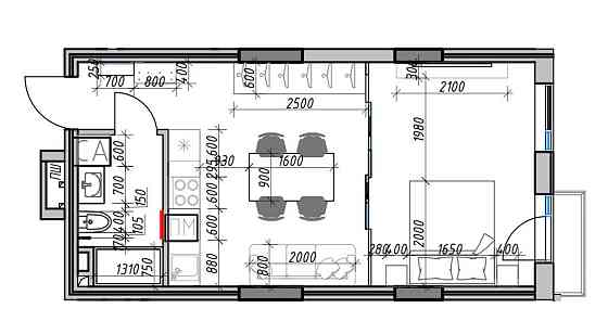 Продаж Квартира 1-кімнатна на ул. Дачная, 28 Одеса