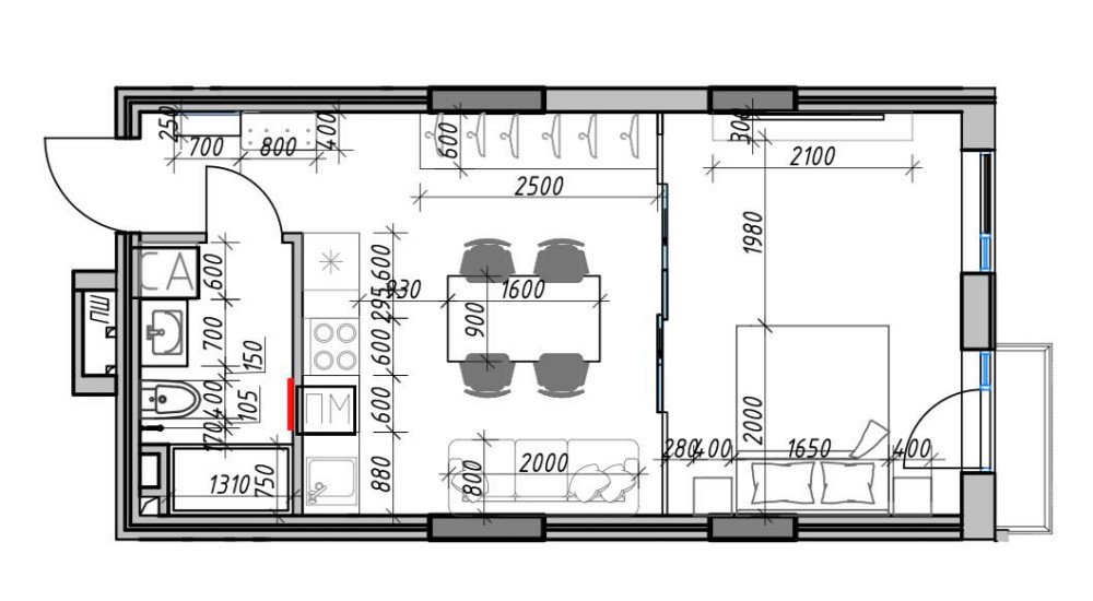 Продаж Квартира 1-кімнатна на ул. Дачная, 28 Одеса - фото 2