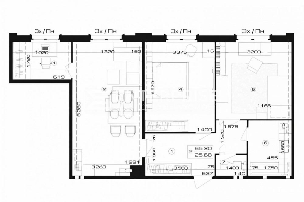 Продаж Квартира 2-кімнатна, 6/9 поверх на вул. Коцюбинська Чайки (Богуславський район) - фото 2