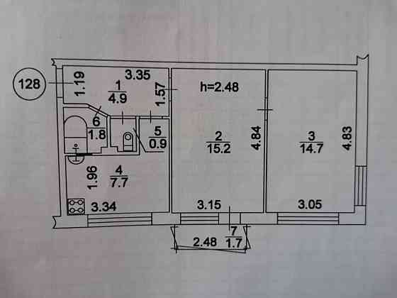 Продаж Квартира 2-кімнатна, 2/5 поверх на Мрії, 20 Kiev