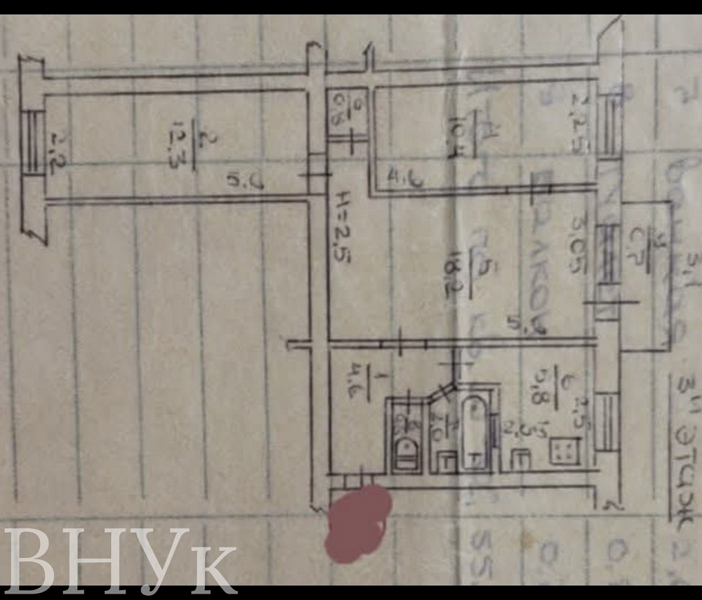 Продаж Квартира 3-кімнатна, 3/5 поверх на Проспект Свободи Uzhhorod - photo 6