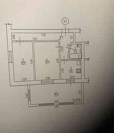 Продаж Квартира 2-кімнатна, 1/5 поверх на Євгена Тельнова проспект (Правди) Кропивницький