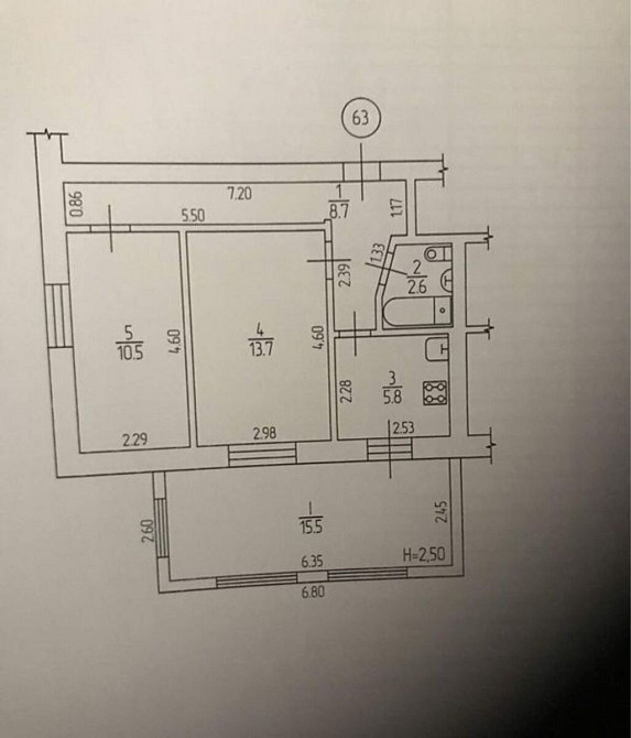 Продаж Квартира 2-кімнатна, 1/5 поверх на Євгена Тельнова проспект (Правди) Кропивницький - фото 2