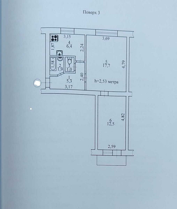 Продаж Квартира 2-кімнатна, 3/8 поверх на Голосіївський вул., д. 114 Kiev - photo 15