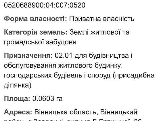 Продаж земельної ділянки 6 соток 