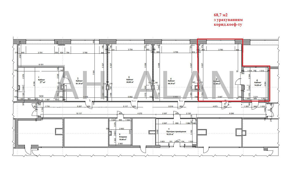 Оренда офісне приміщення на Сурикова вул., 3А приміщень - 2, поверх - 4/5 Київ - фото 3