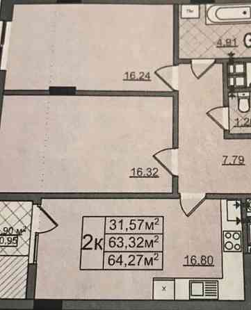 Продаж Квартира 2-кімнатна, 8/8 поверх на вул. Володимира Великого Львів
