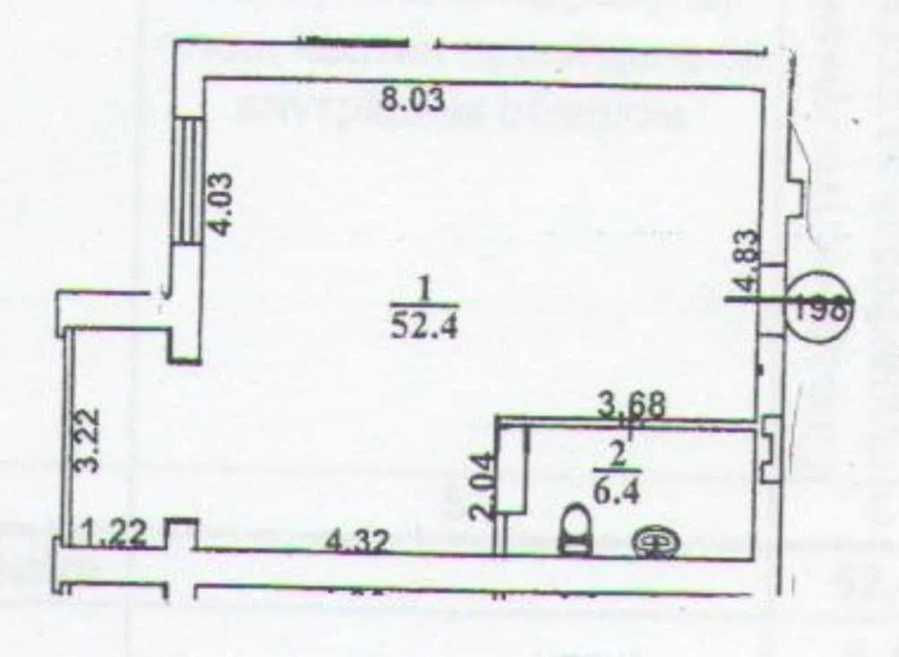 Оренда Квартира 1-кімнатна, 15/15 поверх на вул. Драгоманова, 1А Киев - изображение 10