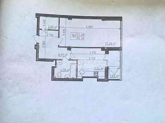 Продаж Квартира 1-кімнатна, 7/14 поверх на вул. Валентинівська Харків