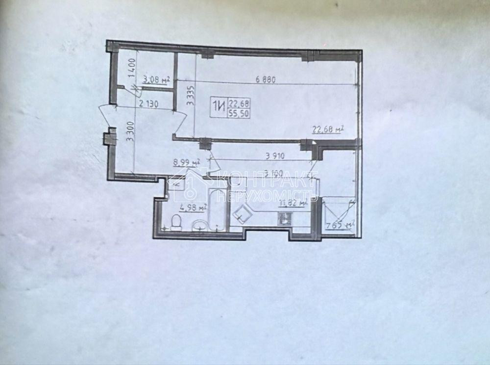 Продаж Квартира 1-кімнатна, 7/14 поверх на вул. Валентинівська Харків - фото 2