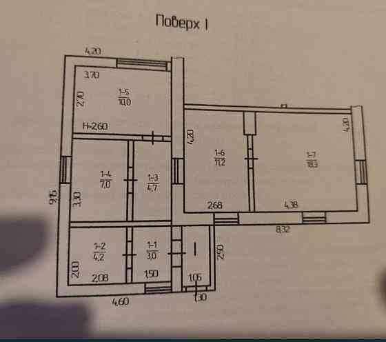 Продаж 1-поверховий Частина будинку з ділянкою 7 сот 61 кв.м 3 кімн. на провулок Старокиївський Zhytomyr