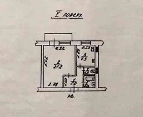 Продам 1-комнатную квартиру в кирпичном доме на Таирова, 5/9 эт., 39 кв.м. Одесса