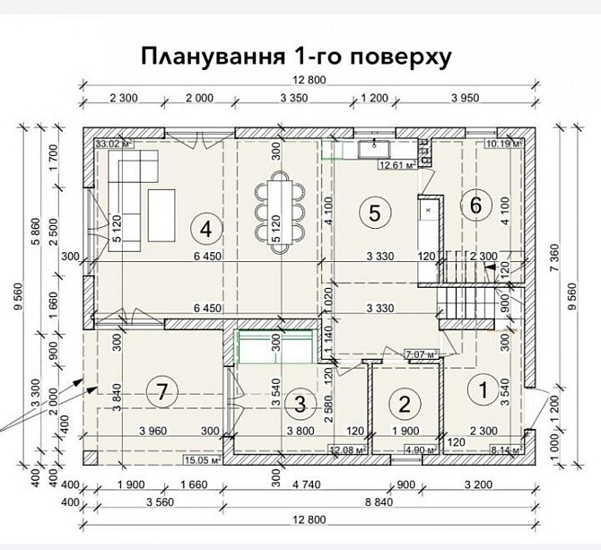 Продаж 2-поверховий  з ділянкою 8 сот 185 кв.м 5 кімн.  Зимна Вода - изображение 8