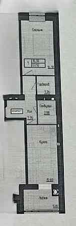 Продаж 1к Квартира 56 кв.м Домбровського Житомир