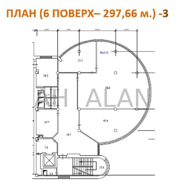 Оренда офісне приміщення на Польова вул., 24Д приміщень - 5, поверх - 6/9 Київ - фото 7