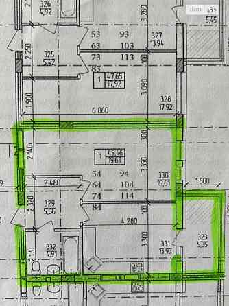 Продаж Квартира 1-кімнатна, 5/10 поверх на Привокзальна Vinnytsya