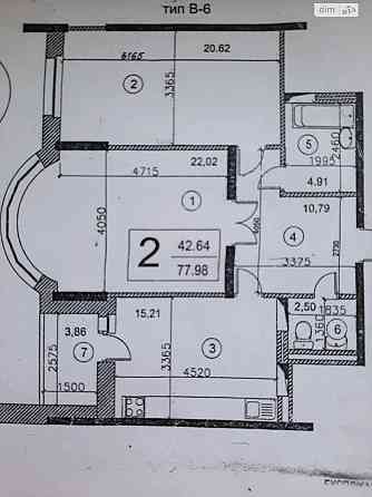 Продаж Квартира 2-кімнатна, 5/22 поверх на Драгоманова вул., д. 31Б Kiev