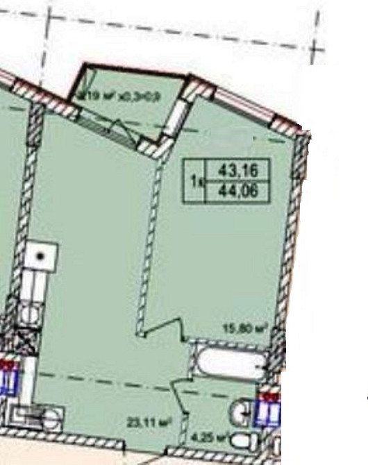 Однокомнатная квартира в апарт-комплексе "Итака", Одеса - фото 14